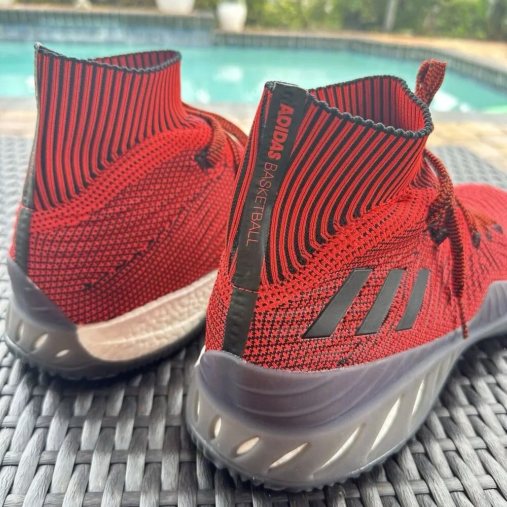 Adidas Crazy Explosive Primeknit Red Men's Athletic Shoes CQ0613 Size 20